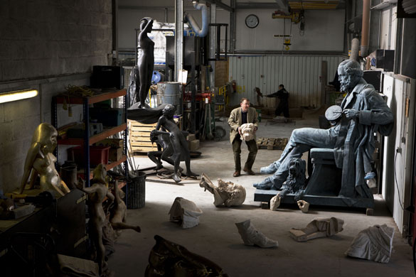 Gallery eyewitness: Sculptor Alexander Stoddart