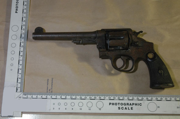 Gallery Rhys Jones: Rhys Jones -Smith and Wesson .455 revolver 