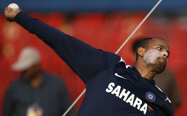 Gallery 24 hours in sport: Yusuf Pathan bowls in the nets 