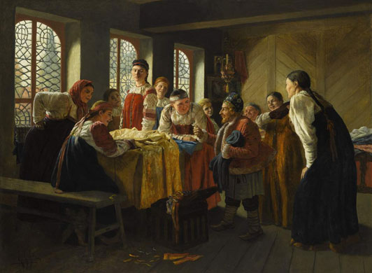 Gallery Sotheby's Russian art  : Russian Sale at Sotheby's - The Joker by Mikhail Petrovich Klodt