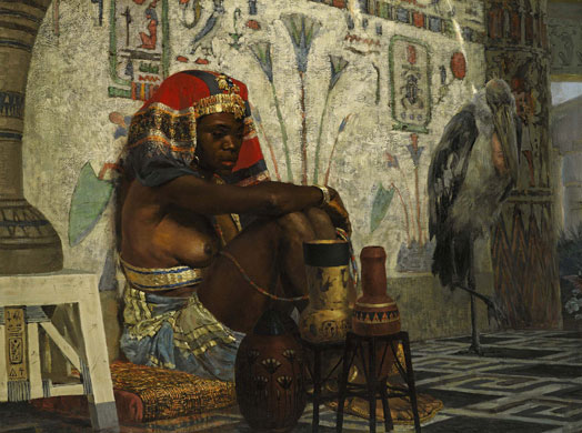 Gallery Sotheby's Russian art  : Russian Sale at Sotheby's -  Egyptian Girl by Vasili Dmitrievich Polenov