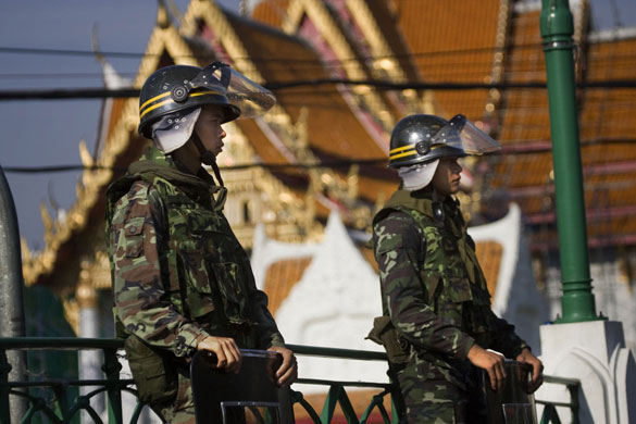 Gallery Thailand crisis: Thai soldiers in riot gear