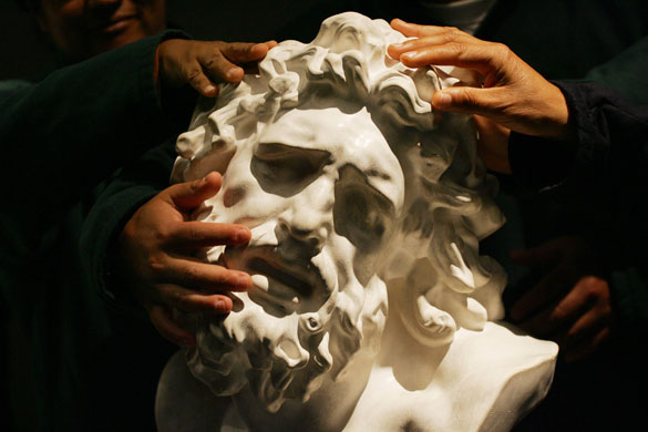 Gallery 24 hours in pictures: The Louvre tactile gallery on tour in colombia