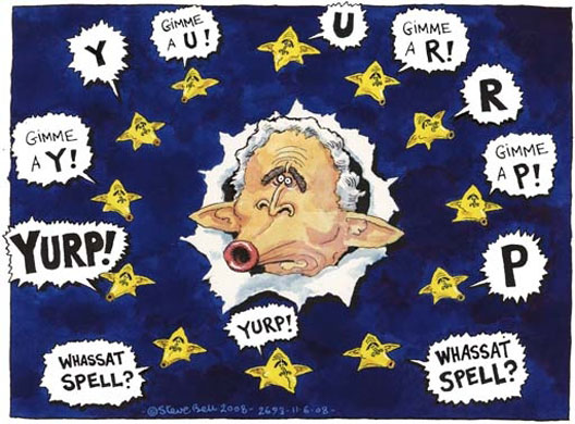 Gallery Katine Auction: Steve Bell George W Bush
