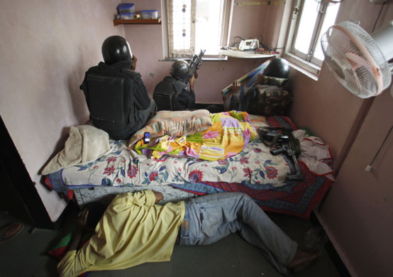 Gallery mumbai update: A resident takes cover