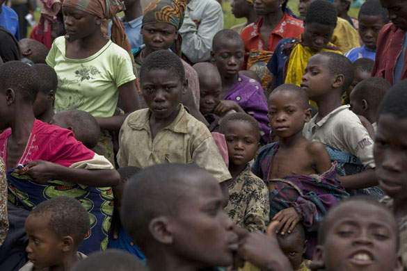 Gallery Congo conflict: People queue for food in Kibati