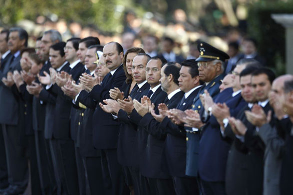 Gallery November 7 2008: Memorial service for Interior Secretary Juan Camilo Mourino