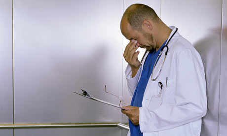 A doctor with clipboard