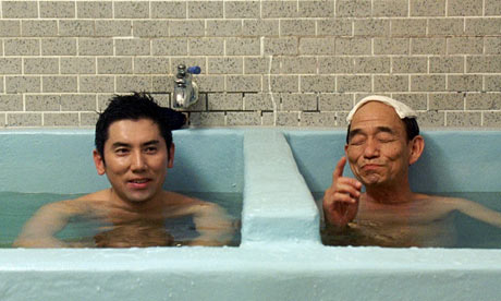 Masahiro Motoki (left) in Departures