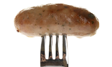 Sausage On Fork