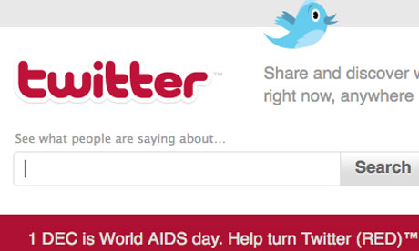 Twitter turns red for World Aids Day