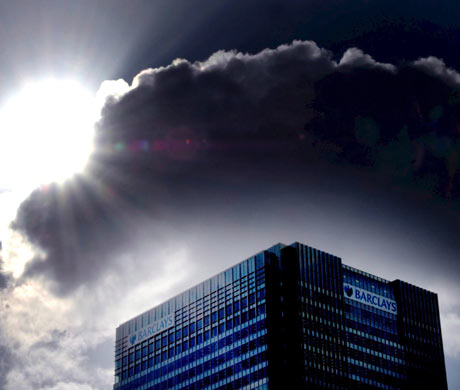 The head office of Barclays bank in Canary Wharf