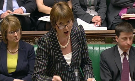 Harriet Harman speaks during Prime Minister's Questions in the House of Commons