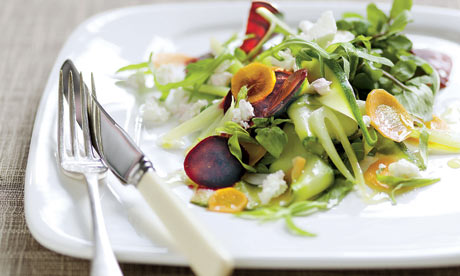 Nigel Slater: spring onion salad