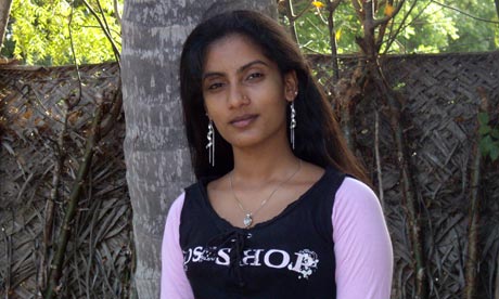 Damilvany Gnanakumar, currently in custody in Sri Lanika