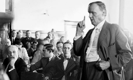 Defense attorney Clarence Darrow, Chicago, July 1924