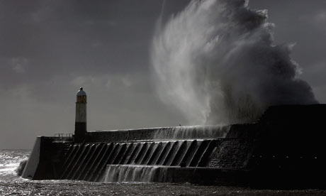 Rain And High Winds Battering The UK