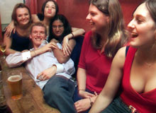 Students in Manchester's Via Fossa