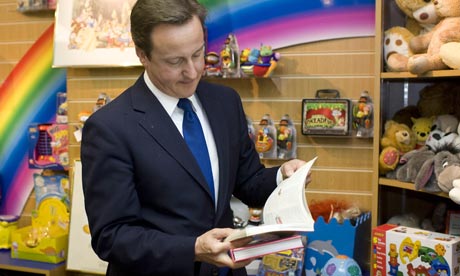 David Cameron visiting Carterton, Oxon, Britain - 16 Apr 2009