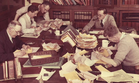 Journalists at the Manchester Guardian in 1960