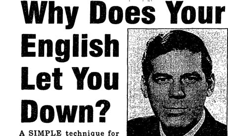 Newspaper ad for the Practical English Programme