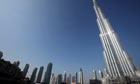 The skyline of Dubai shows the Burj Dubai Tower, the tallest tower in the world