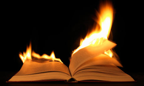 Why are they burning books in south Wales?