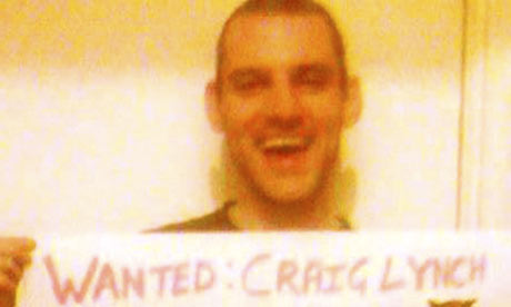Craig Lynch in a picture posted on his Facebook page