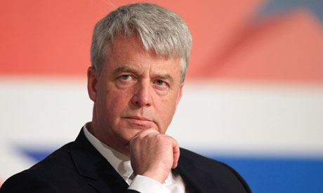 Health secretary Andrew Lansley during his NHS reform speech