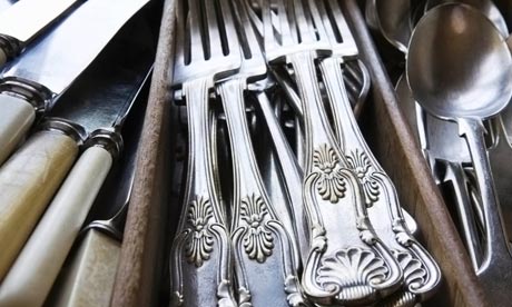 silver cutlery