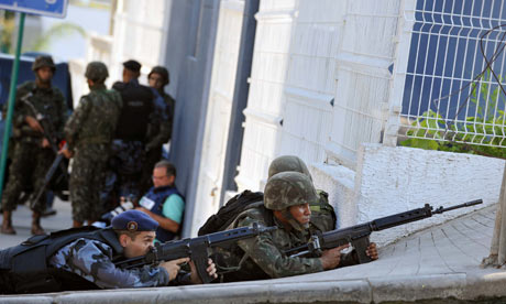 Armed police storm Rio favela 