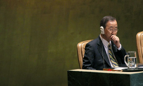 Ban Ki-moon at the UN
