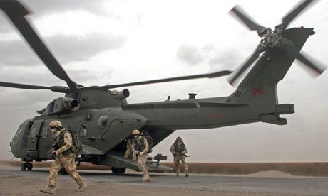 British troops at Basra in Iraq, 2006