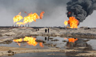 The Rumala oil field, south of Basra