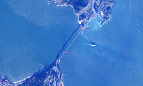 Soichi Noguchi's Twitpic of the Golden Gate Bridge