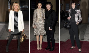 Twiggy, Tammy and Christopher Kane and Erin O'Connor