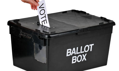 A ballot box