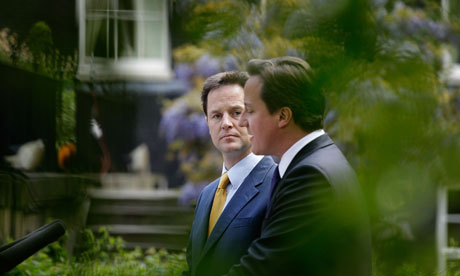 Clegg And Cameron. Nick Clegg and David Cameron