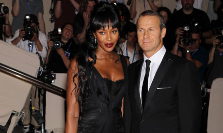 Naomi Campbell on Naomi Campbell And Her Partner Vladimir Doronin At The Met Costume