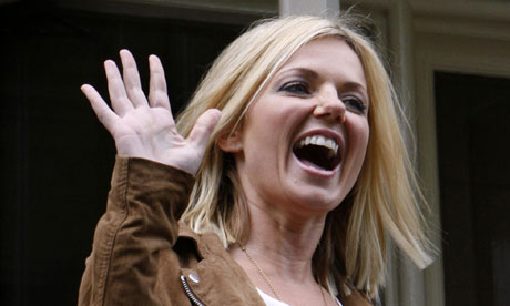Geri Halliwell lin Glasgow for the X Factor auditions