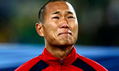 2010 north korea cup jong tae crying football korean se player league guardian cry