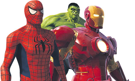 spiderman and friends