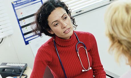 A patient sees her GP