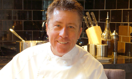 Chef Paul Heathcote in his kitchen