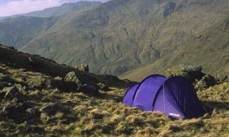 Wild camping in the Lake District