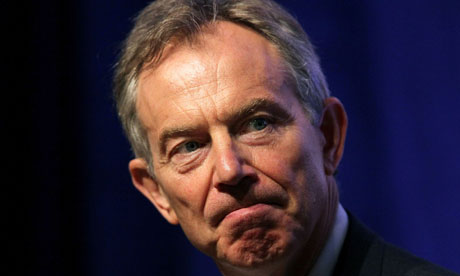 Former British prime minister Tony Blair
