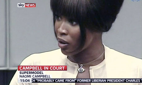 Naomi Campbell at Hague