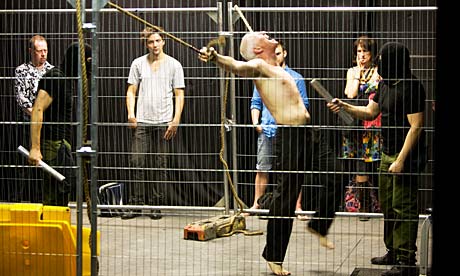 The Cry by the Badac Theatre, where audiences watch a man being tortured for most of the show