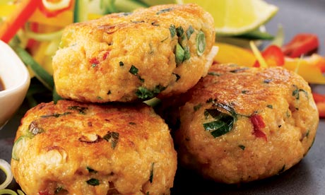 Salmon fishcakes