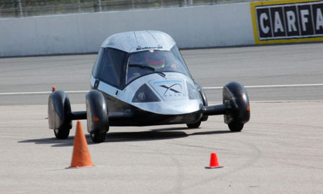 Super-light car wins $5m fuel efficiency prize